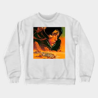 We Are Floating In Space - 100 - Sci-Fi Inspired Retro Artwork Crewneck Sweatshirt